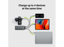 Power Bank Green Cell GC PowerPlay Ultra 26800mAh 128W 4-port with the ability to charge ultrabook, tablet and two smartphones