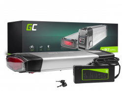 Green Cell Baterie e bike 36V 13Ah 468Wh Rear Rack XT60 la Overfly, Nilox, Lovelec cu Încărcător