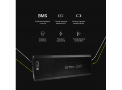 Baterie Rack pentru Green Cell spate 36V 11.6Ah 418Wh pentru bicicletă electrică E-Bike Pedelec