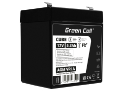 Green Cell® AGM 12V 5.3Ah VRLA acumulator plumb acid baterie fara mentenanta jucării sisteme de alarma