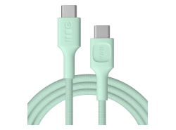 Cablu USB-C 2m 100W Greencell PowerStream Încărcare Rapidă PD Mint Green